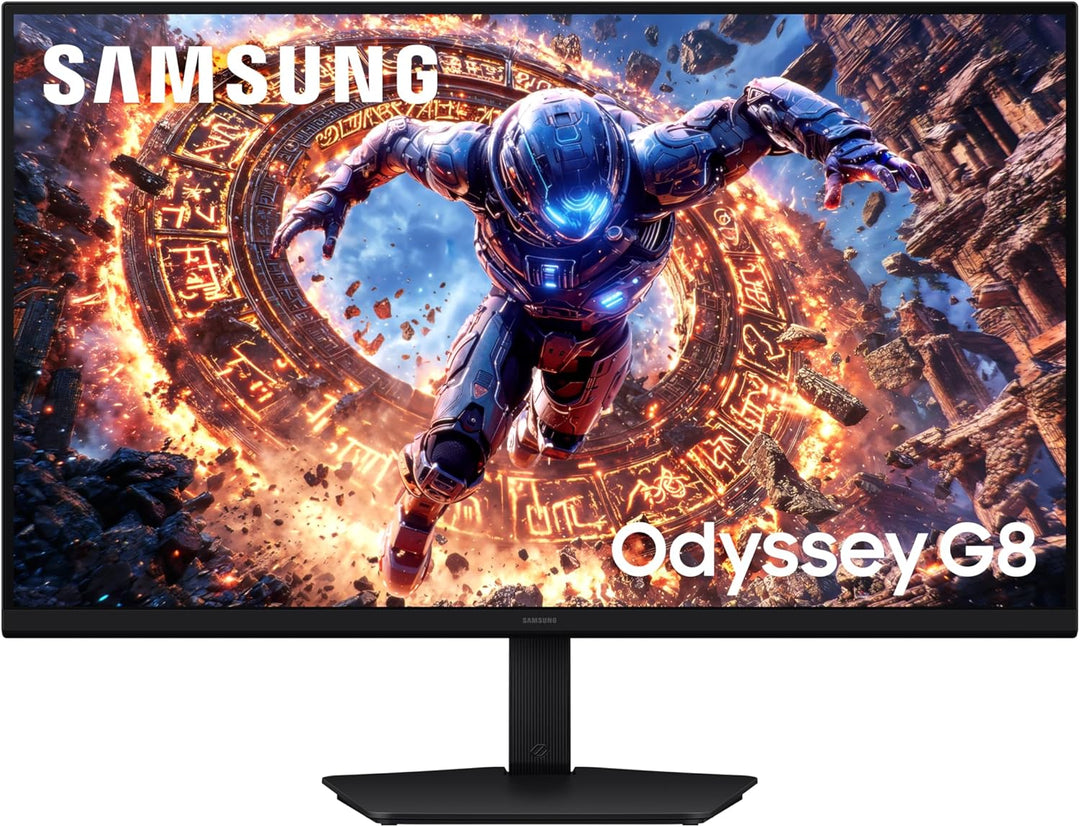 Samsung Odyssey G80HS 32" 6K 6144x3456 IPS Gaming Monitor, 1ms, Dual 330Hz 165Hz Refresh, HDR10+ Gaming, Gsync Compatible, Freesync Premium, HDMI 2.1, Displayport, USB, Height Adjust, LS32HG806ESXXU