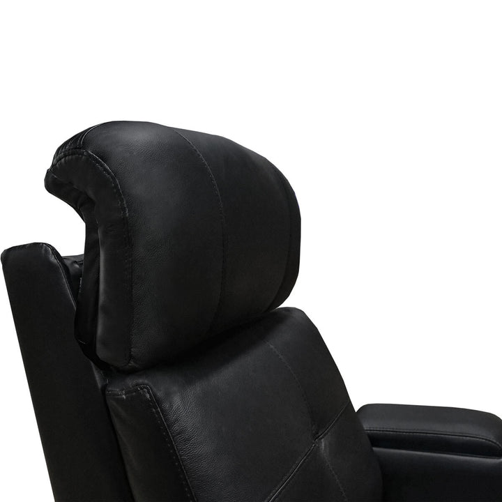 Valencia Verona Black Leather Power Reclining Home Theatre Chair