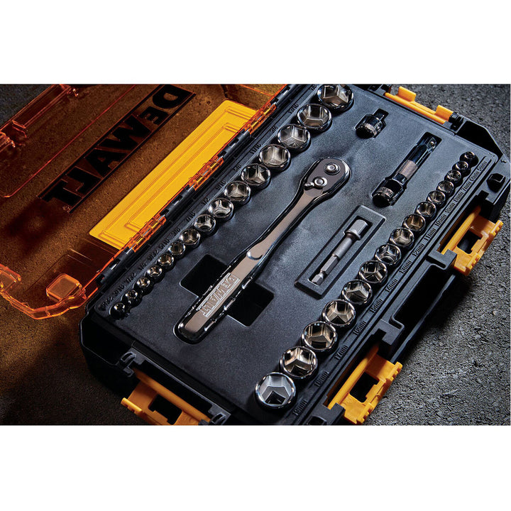 DEWALT® Mechanics Socket Tool Set - 34 piece