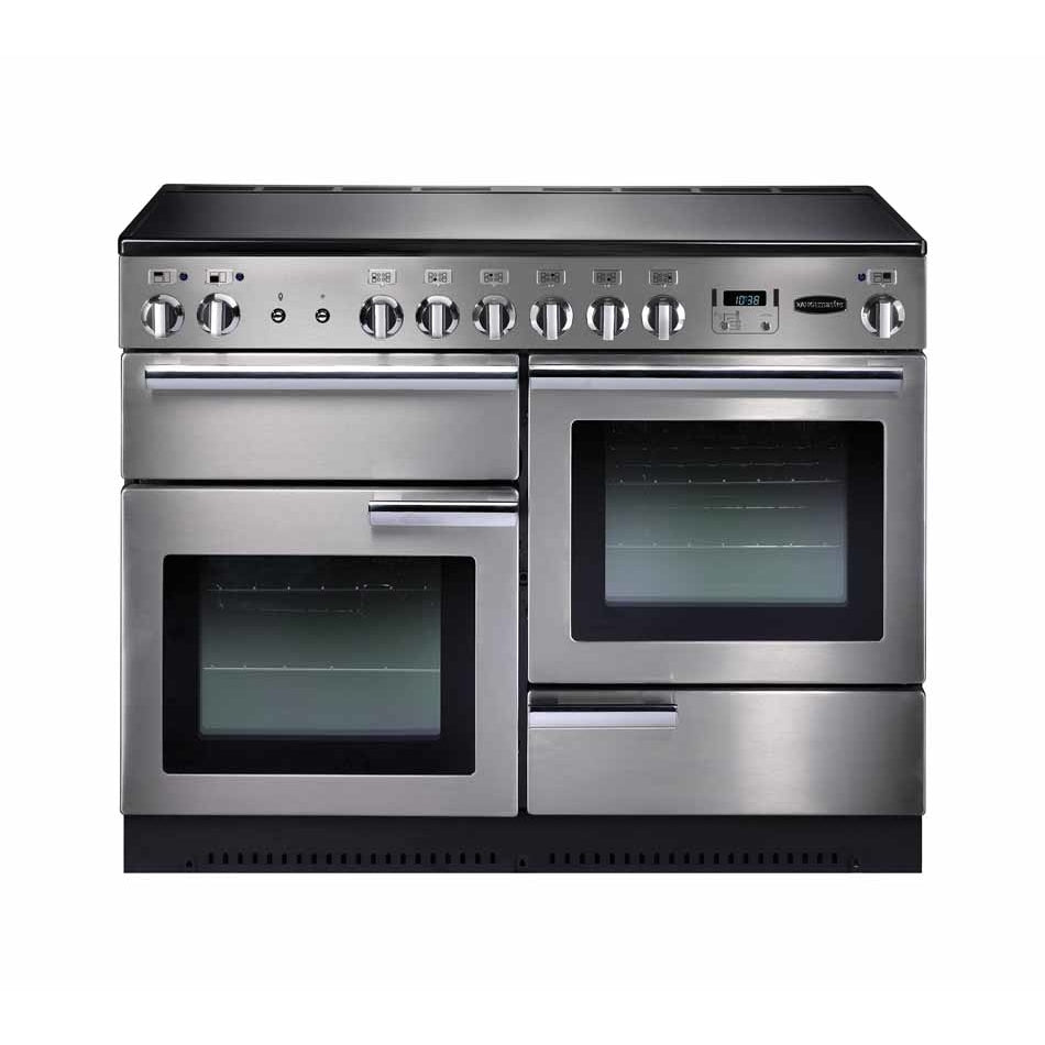 Rangemaster Professional Plus PROP110ECSS/C 110cm wide Electric Range Cooker with Ceramic Hob - Stainless Steel