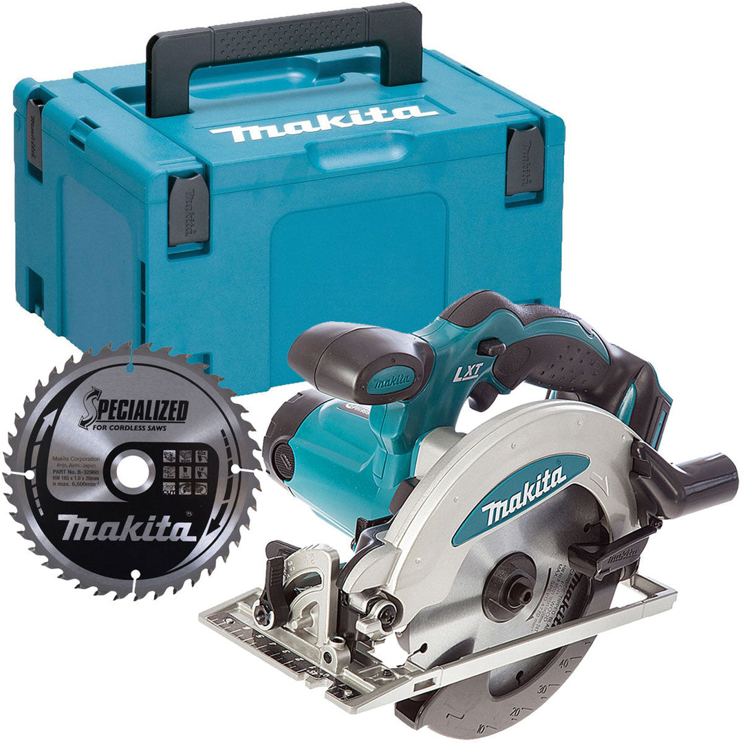 Makita DSS610Z 18V 165mm Cordless Circular Saw with Mak Case &amp; Saw Blade
