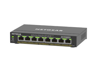 TieDex UK NETGEAR Plus GS308EPP - switch - 8 ports - smart