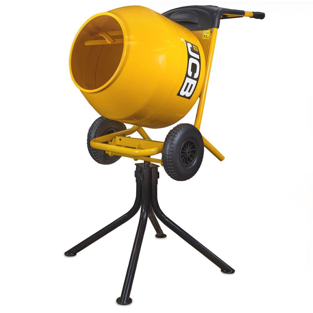 JCB CM150E-110 134L Seam Welded Tip Up Cement Mixer 550W Electric Motor 110V