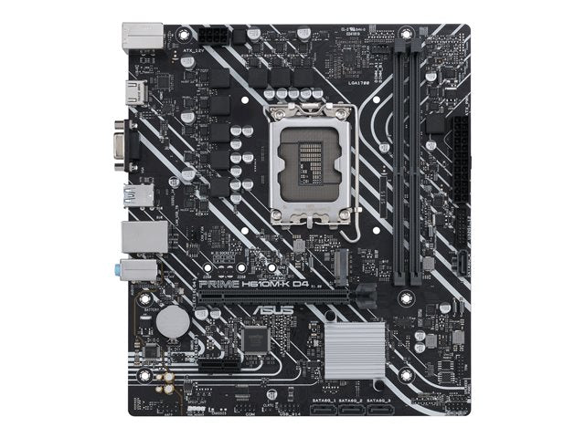 TieDex UK ASUS PRIME H610M-K D4 - motherboard - micro ATX - LGA1700 Socket - H610