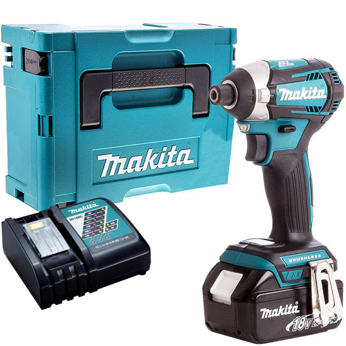 Makita DTD154Z 18V LXT Brushless Impact Driver with 1 x 5.0Ah Battery &amp; Charger in Case