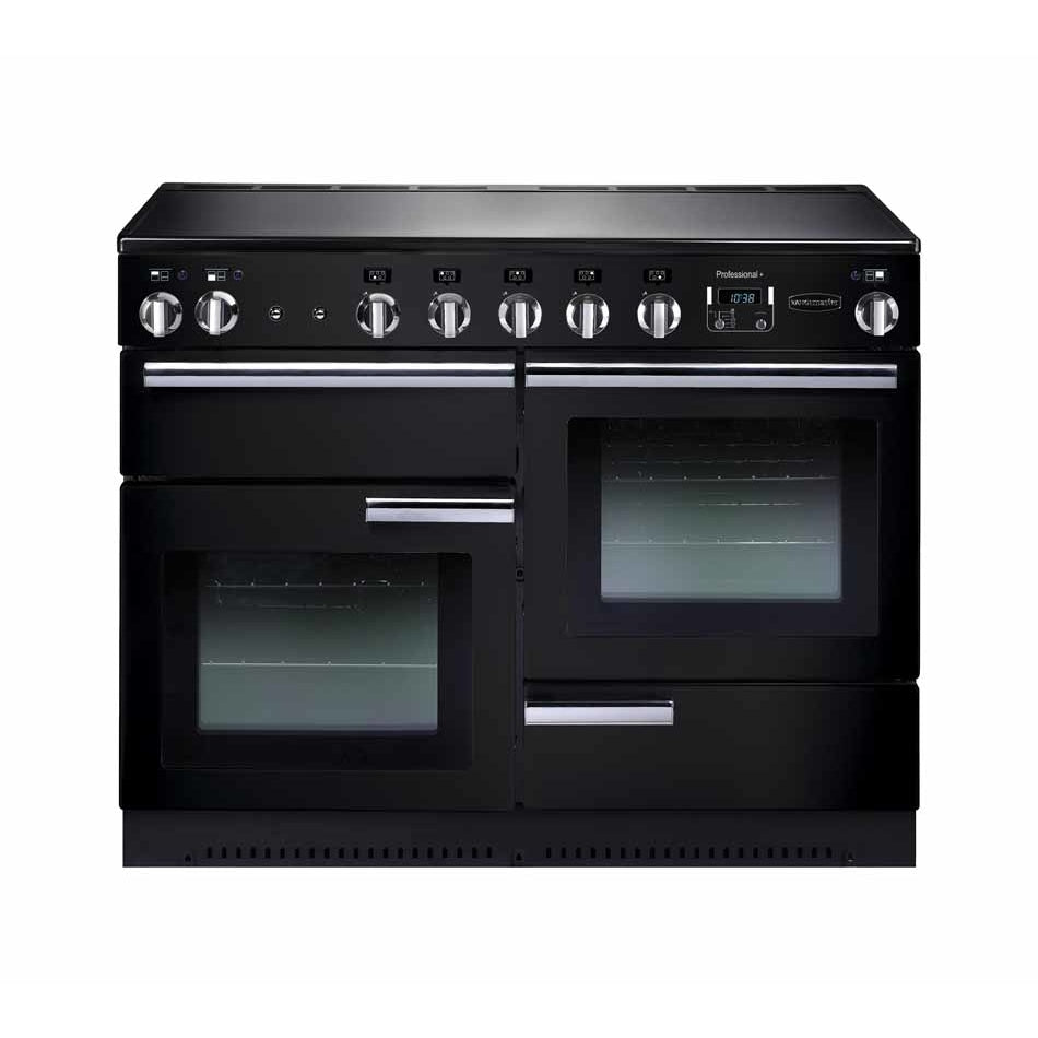 Rangemaster Professional Plus PROP110EIGB/C 110cm wide Electric Range Cooker with Induction Hob - Black