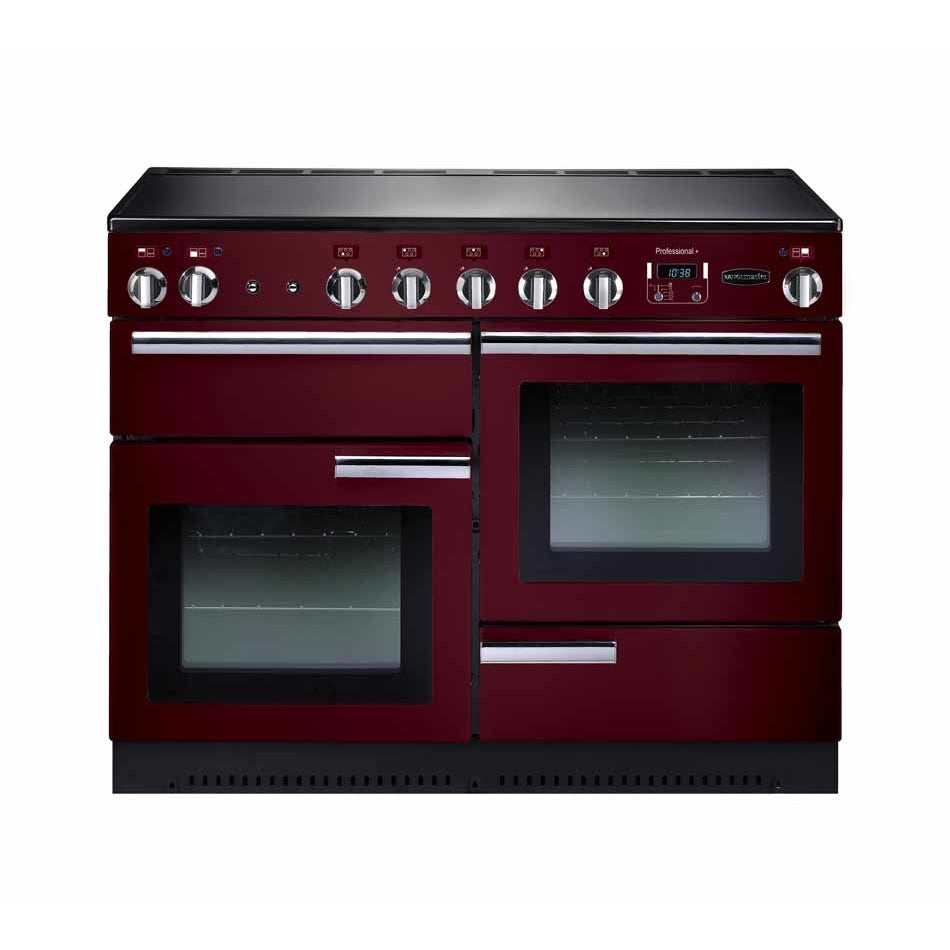 Rangemaster Professional Plus PROP110EICY/C 110cm wide Electric Range Cooker with Induction Hob - Cranberry