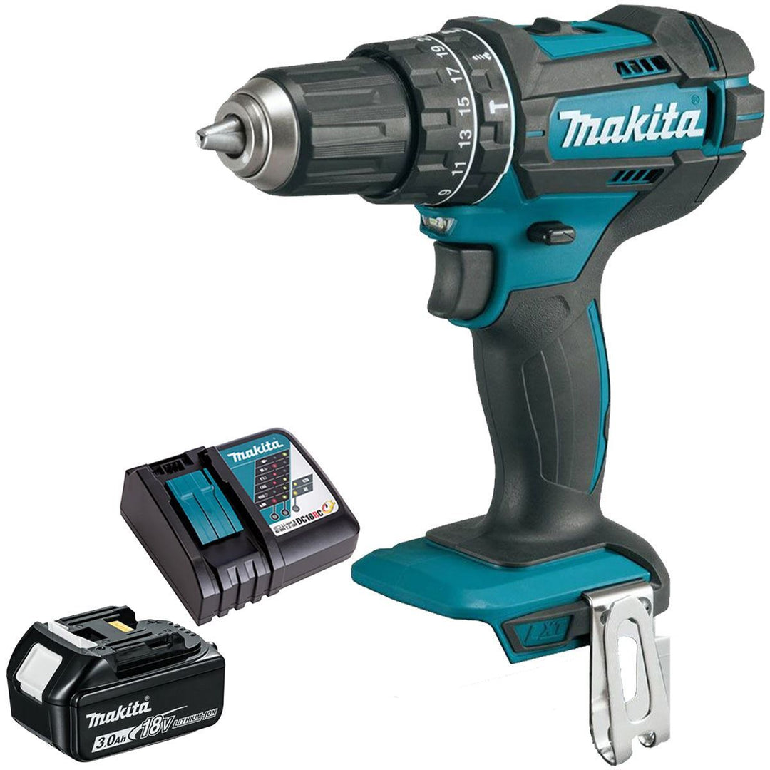 Makita DHP482Z 18V 2-Speed Combi Drill with 1 x 3.0Ah Battery &amp; Charger