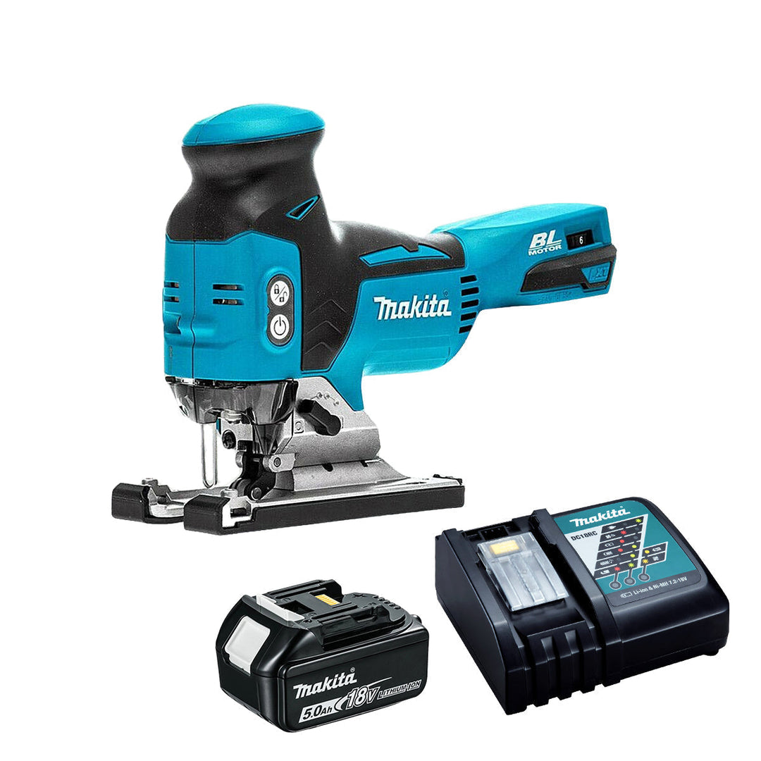 Makita DJV181Z 18V LXT Brushless Jigsaw With 1 x 5Ah Battery &amp; Charger