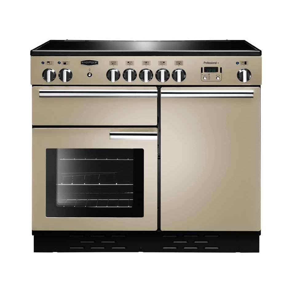 Rangemaster Professional Plus PROP100EICR/C 100cm wide Electric Range Cooker with Induction Hob - Cream