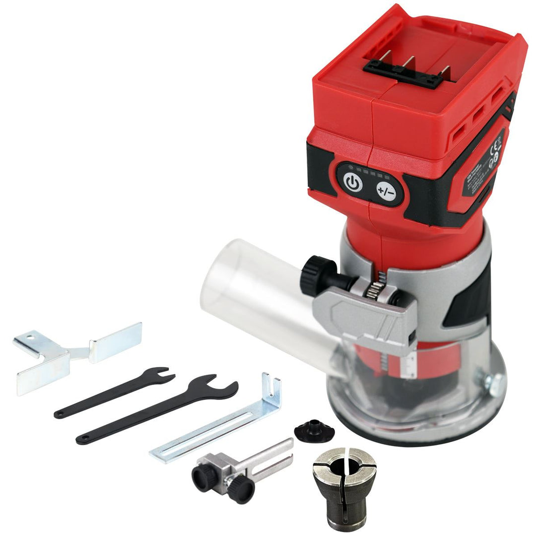 Excel 18V Cordless 1/4" Router Trimmer (Battery & Charger Not Included)