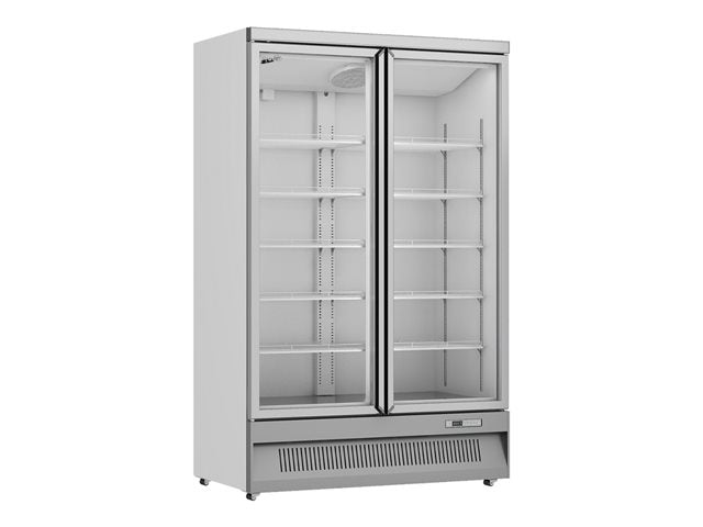 TieDex UK PRODIS XPD1250-P-G-LE - refrigerator - display - freestanding - white/grey