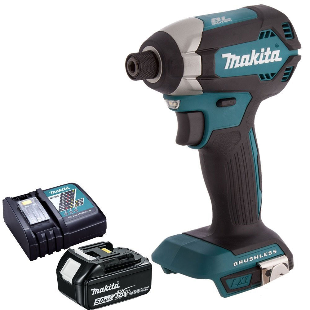 Makita DTD153Z 18V Brushless Impact Driver with 1 x 5.0Ah Battery &amp; Charger