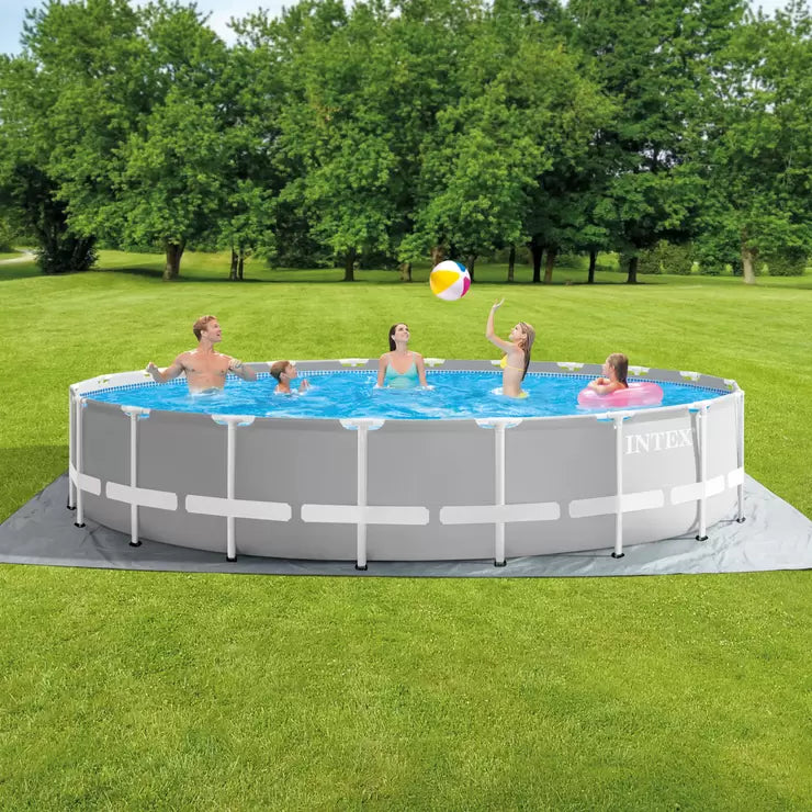 Intex 20ft (6.1m) Prism Frame Pool with Filter Pump and Ladder