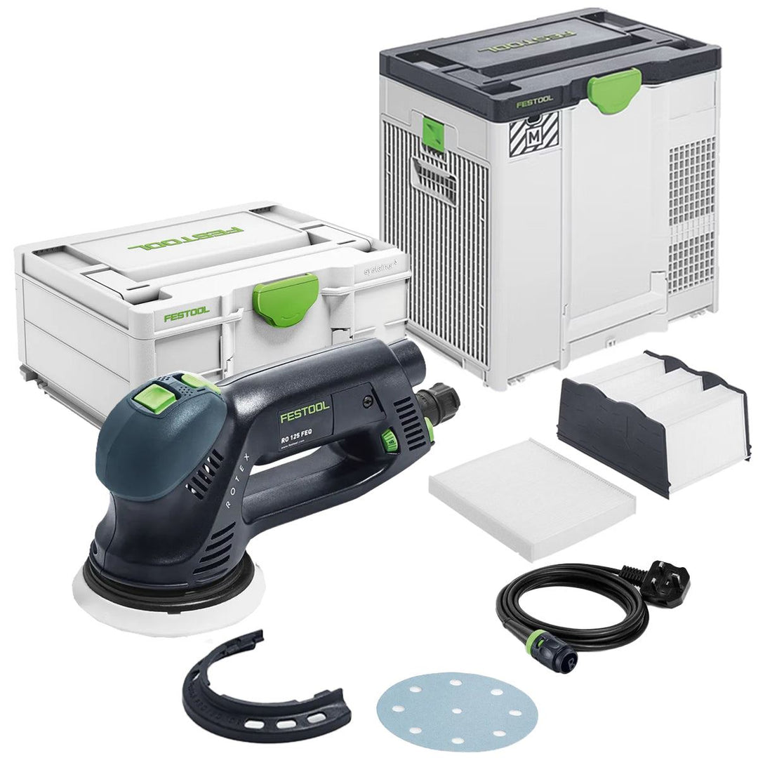 Festool SYS-AIR M 230V GB Air purifier - 577785 With ROTEX 125mm Geared Eccentric Sander 576033