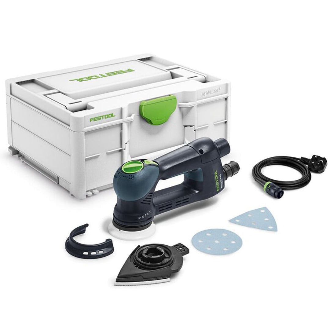 Festool ROTEX RO 90 DX FEQ-Plus 90mm Geared Eccentric Sander 230V GB With Systainer - 576261