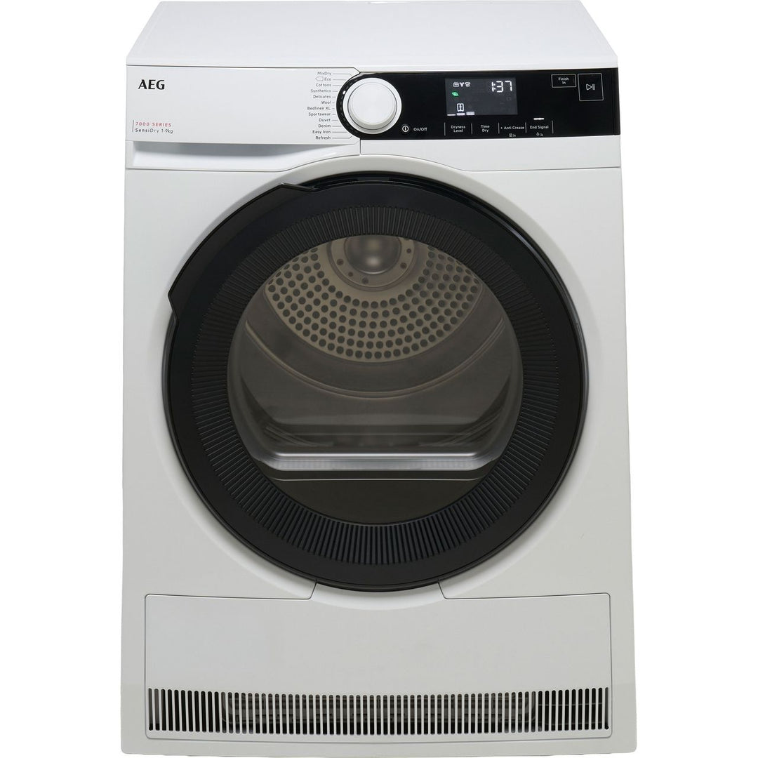 AEG 7000 SENSIDRY® TR739G4B 9Kg Heat Pump Tumble Dryer - White - A+++ Rated