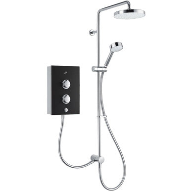 Mira Décor Dual Outlet Electric Shower 10.8kW Black