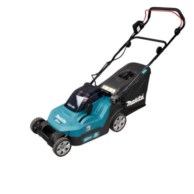 Makita LXT DLM382PT2 36V 38cm Twin 18V Cordless Lawnmower 2 x 5.0Ah
