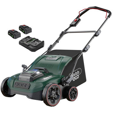 Webb 40V (2 x 20V) Cordless Scarifier Rake 2 x 4.0Ah Batteries &amp; Charger