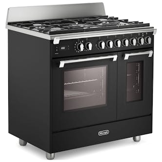 DeLonghi BS965TMXA 90cm Wide Bassano Dual Fuel Range Cooker in Anthracite