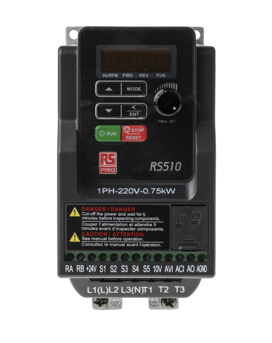 TieDex UK Inverter Drive, 750 W, 1 Phase, RS510 Series 240V ac 4.3 A