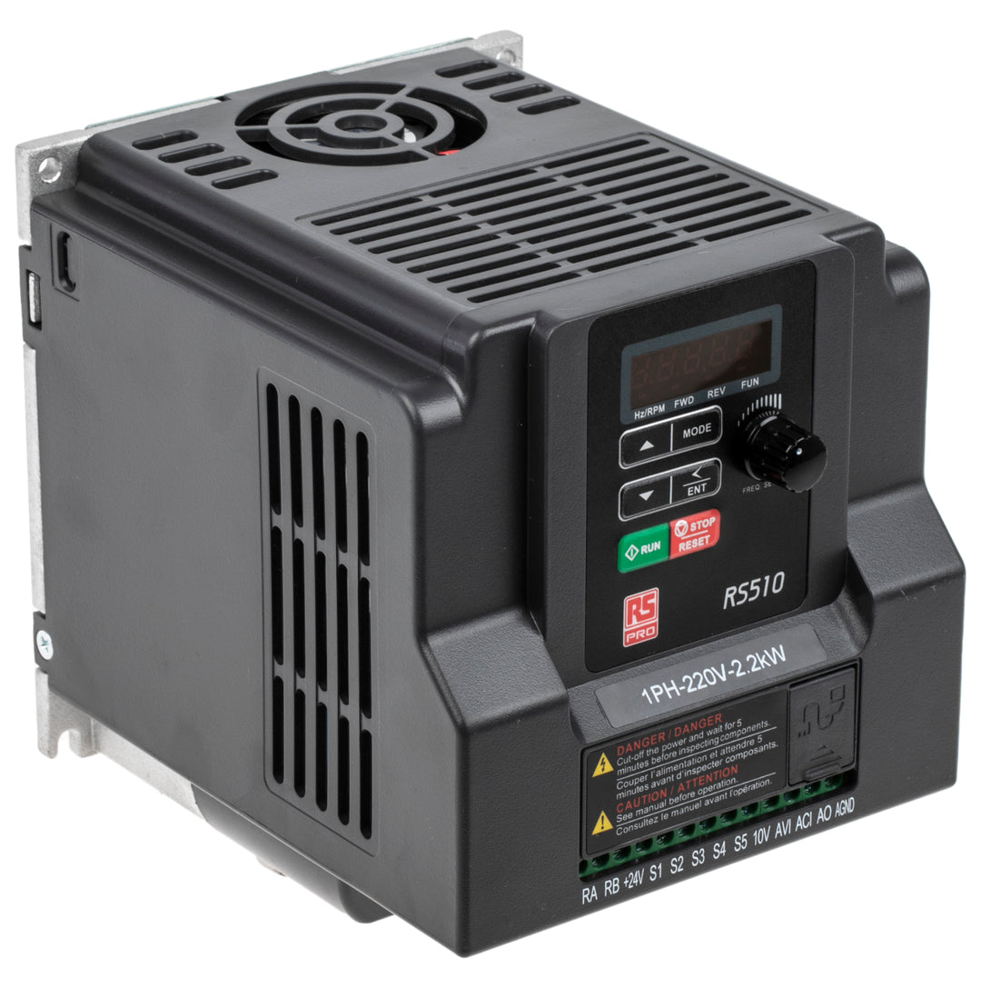 TieDex UK Inverter Drive, 2.2 kW, 1 Phase, RS510 Series 240V ac 10.5 A