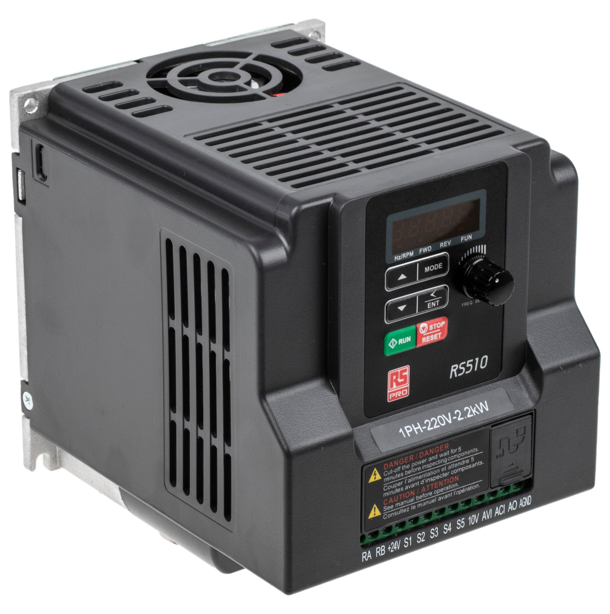 TieDex UK Inverter Drive, 2.2 kW, 1 Phase, RS510 Series 240V ac 10.5 A