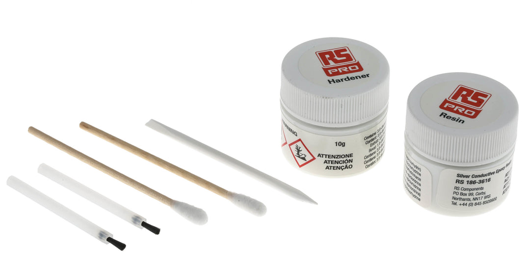 TieDex UK CONDUCTIVE EPOXY Liquid Adhesive, Grey, 10 g