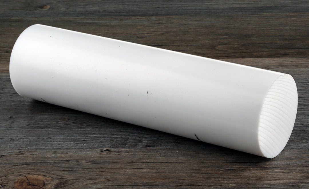 TieDex UK Opaque Fluoroplastics PTFE Rod, 300 mm x 80 mm Diameter