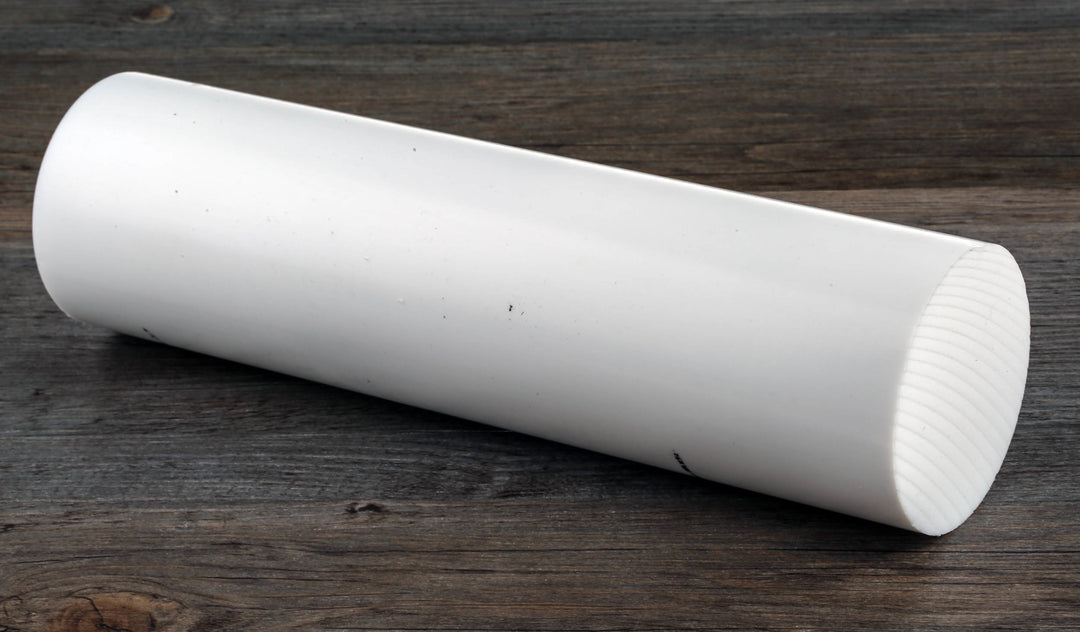 TieDex UK Opaque Fluoroplastics PTFE Rod, 300 mm x 100 mm Diameter