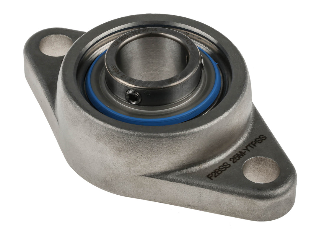 SKF 2 Hole Cylindrical, F2BSS 25M-YTPSS 25 mm ID_F2BSS 25M-YTPSS