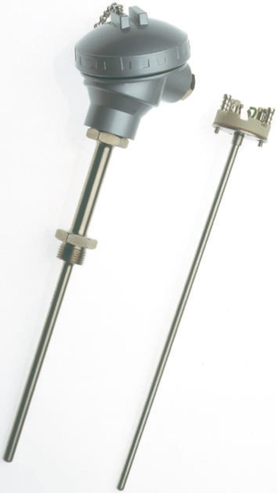 TieDex UK PT100 RTD Sensor 8 mm Dia, 500 mm Long, 4 Wire, Class B 450 °C max