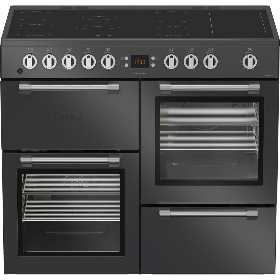 Leisure Cookmaster CK100C210T 100cm wide Electric Range Cooker with Ceramic Hob - Anthracite