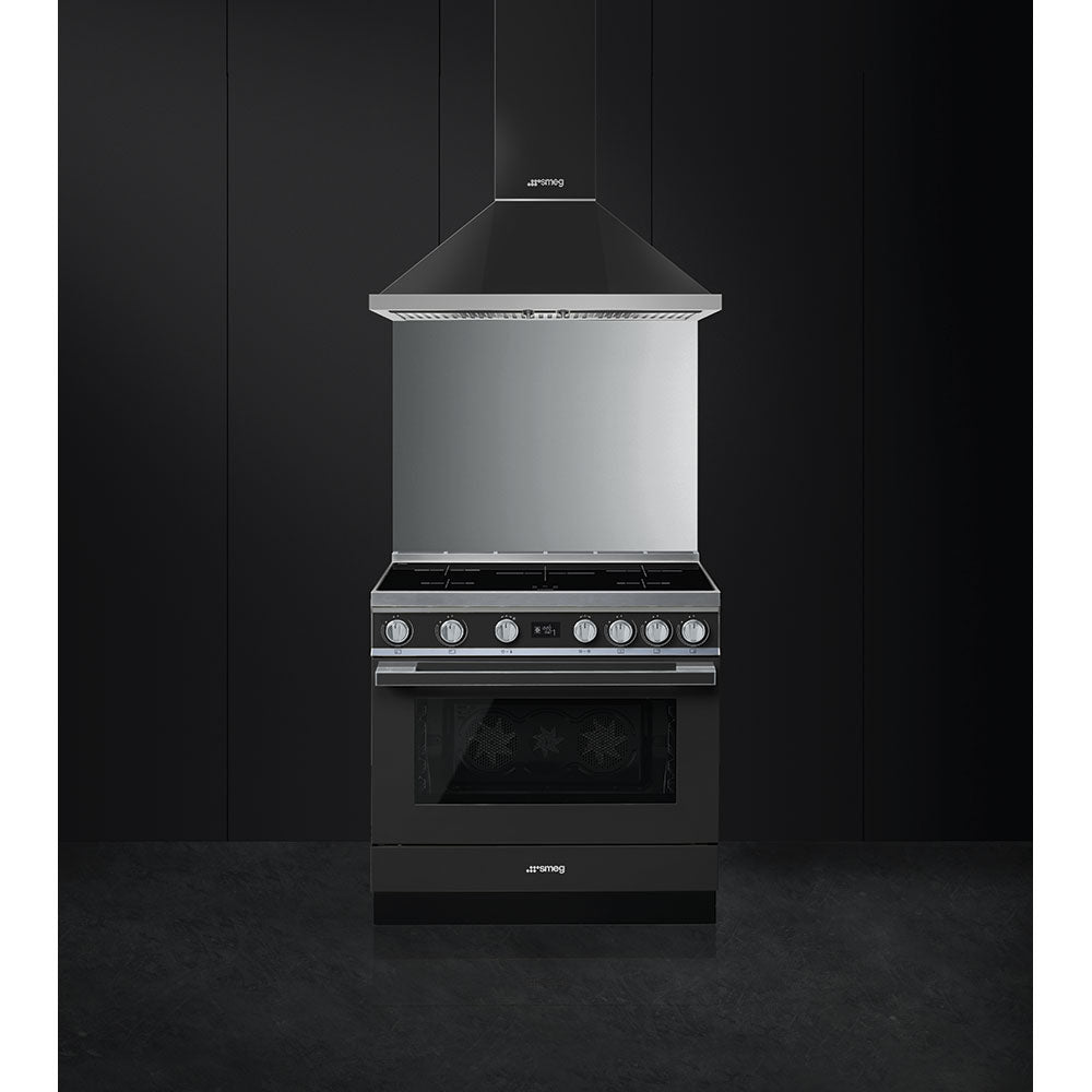 Smeg Portofino CPF9iPAN 90cm wide Electric Range Cooker with Induction Hob and Pyrolytic Cleaning - Anthracite