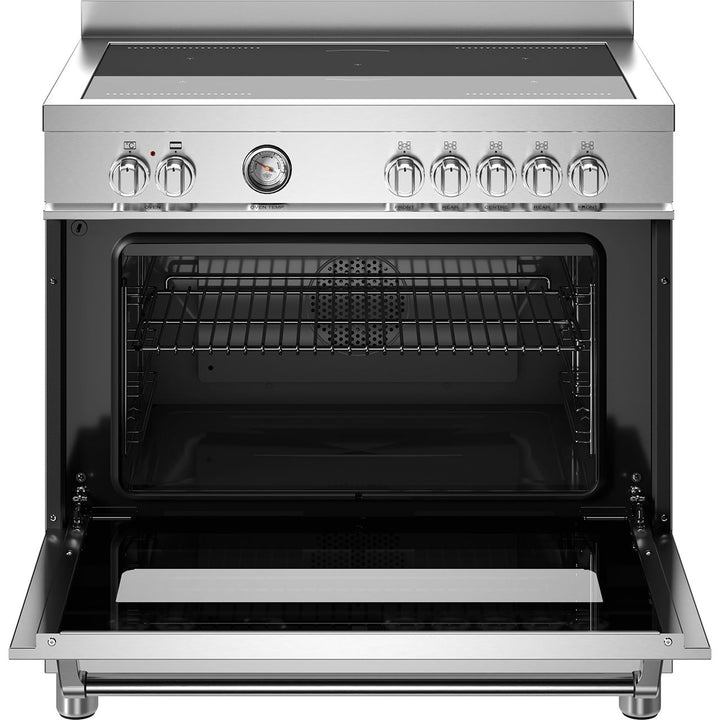Bertazzoni Master Series MAS95I1EXC Electric Range Cooker - Stainless Steel Single Door Open