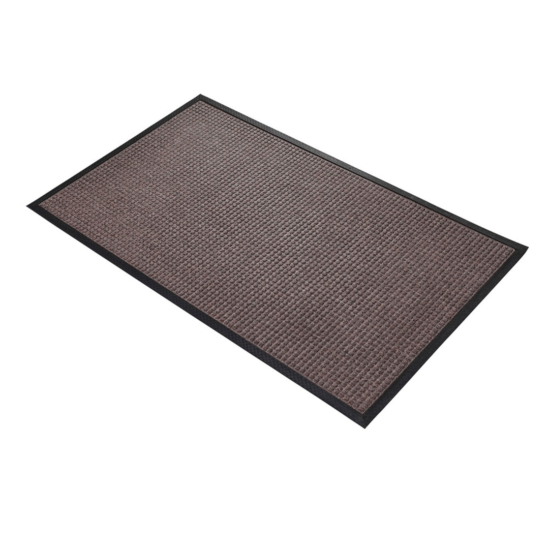 TieDex UK Anti-Slip, Mat Waffle, Indoor Use, Brown 1.5m 900 mm 7 mm