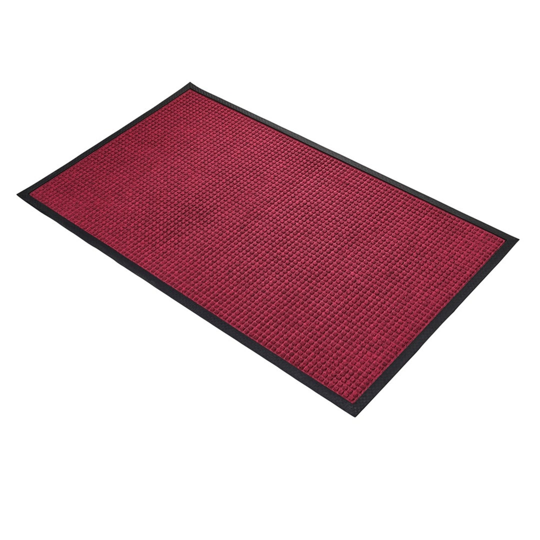 TieDex UK Anti-Slip, Mat Waffle, Indoor Use, Red 1.5m 900 mm 7 mm