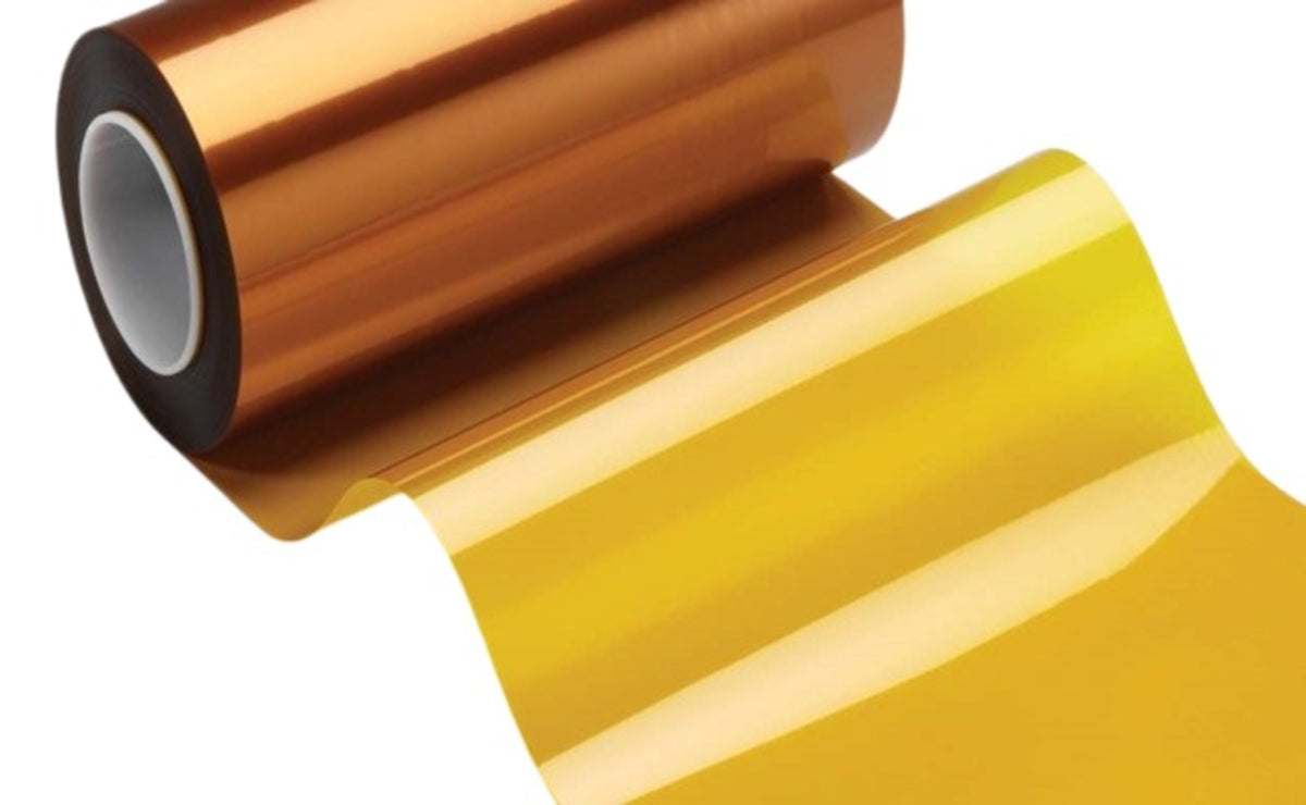 TieDex UK Polyimide Plastic Film, 10000 mm x 610mm x 0.075 mm