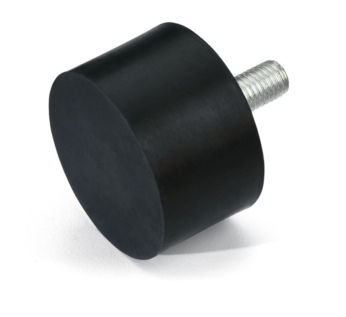 TieDex UK Cylindrical M16 Anti-Vibration Mount, Male Buffer Foot, 116 mm H