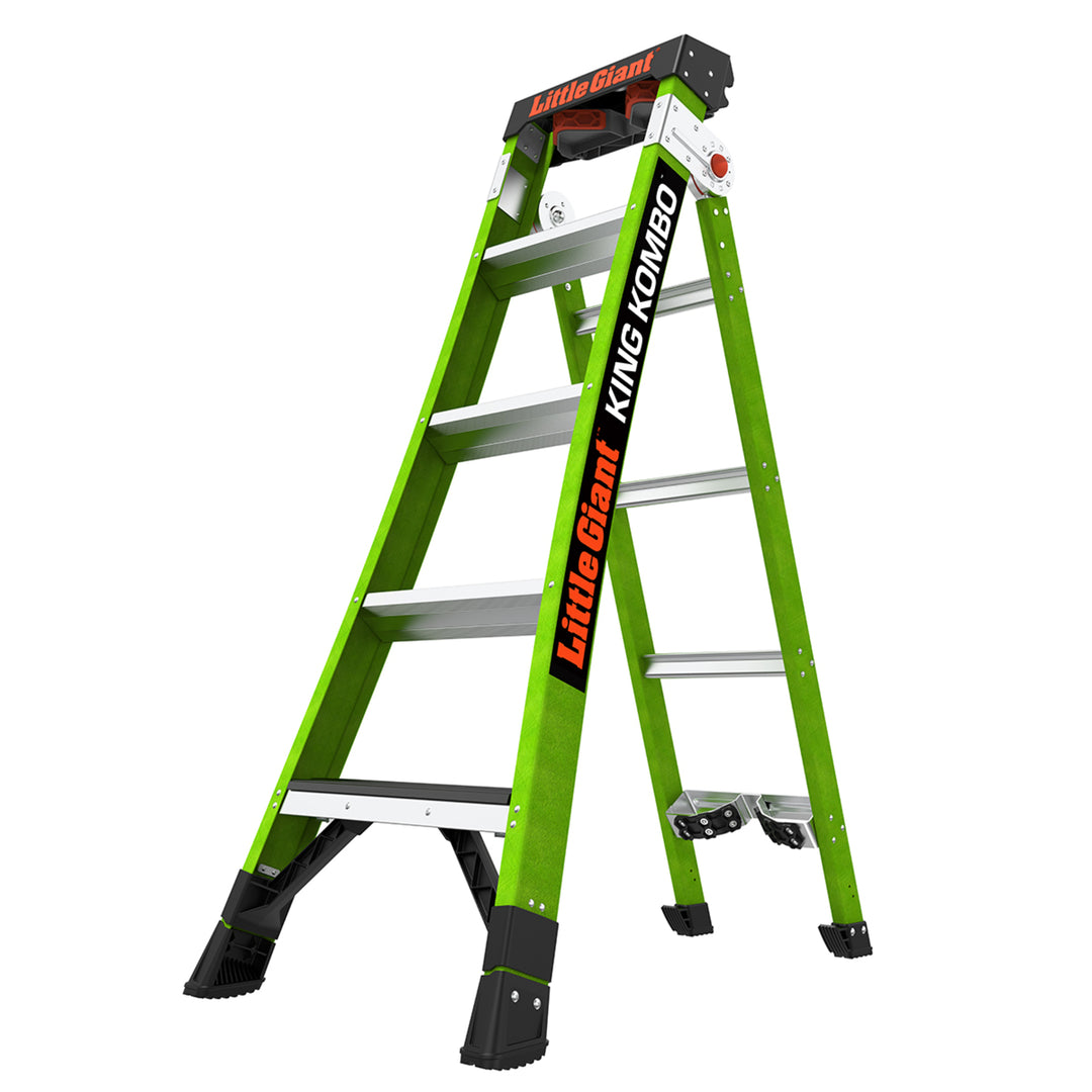 TieDex UK Aluminium Fibreglass Ladder 2 2900 mm