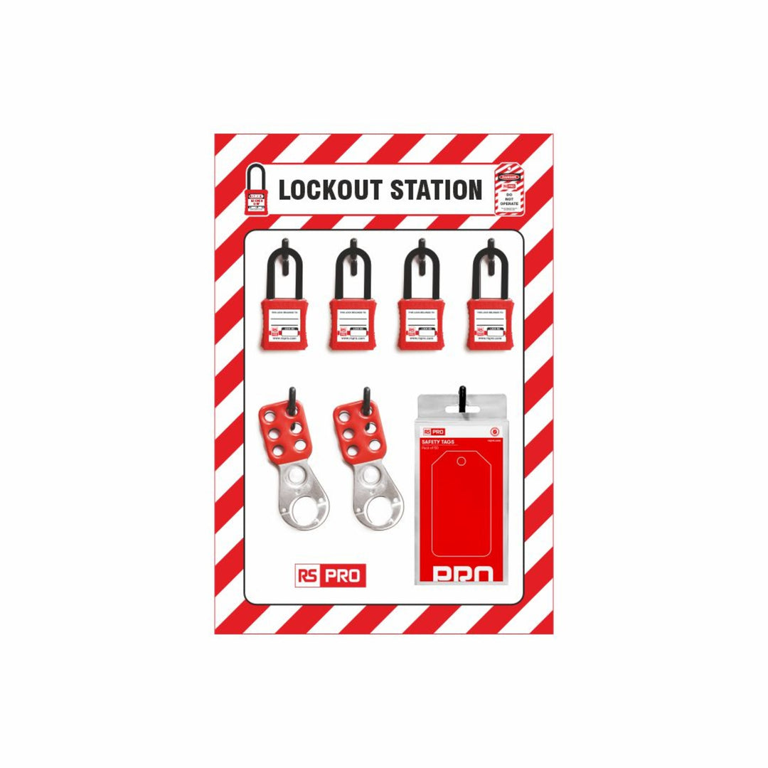 TieDex UK 4 Padlock Lockout Station