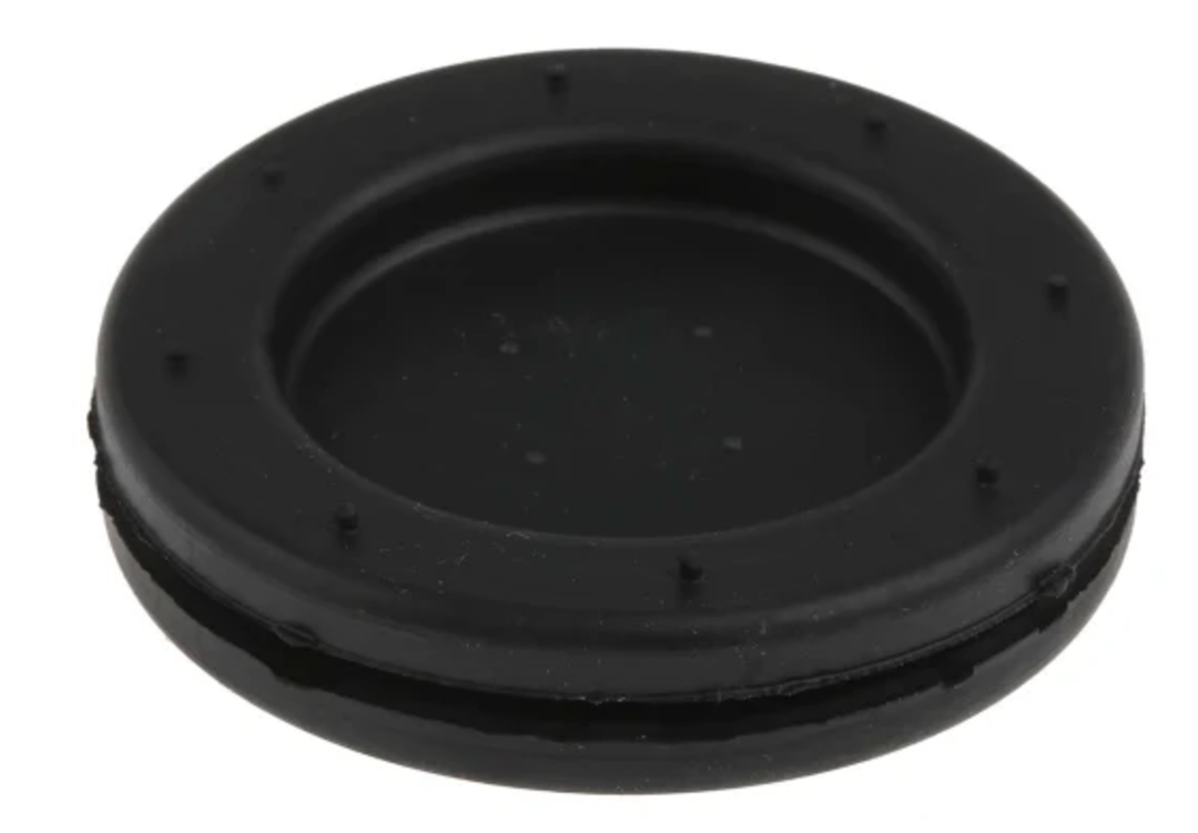 TieDex UK Black Polychloroprene 47 mm Cable Grommet for 36 mm Cable Dia. for 1 mm Cable Dia.