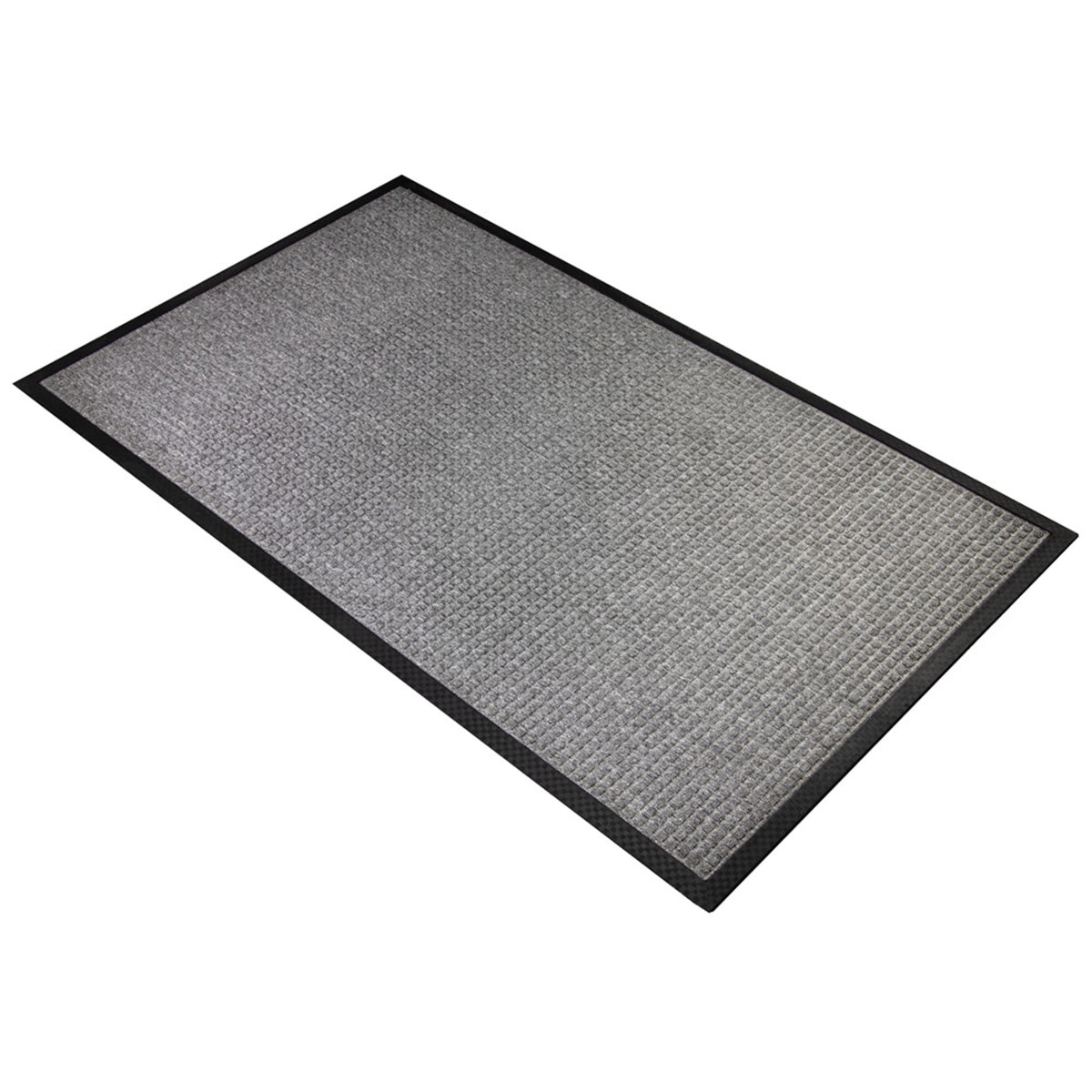 TieDex UK Anti-Slip, Mat Waffle, Indoor Use, Grey 1.5m 900 mm 7 mm