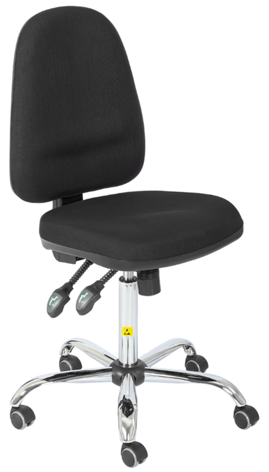 TieDex UK Black Foam Desk Chair, 120 kg Weight Capacity