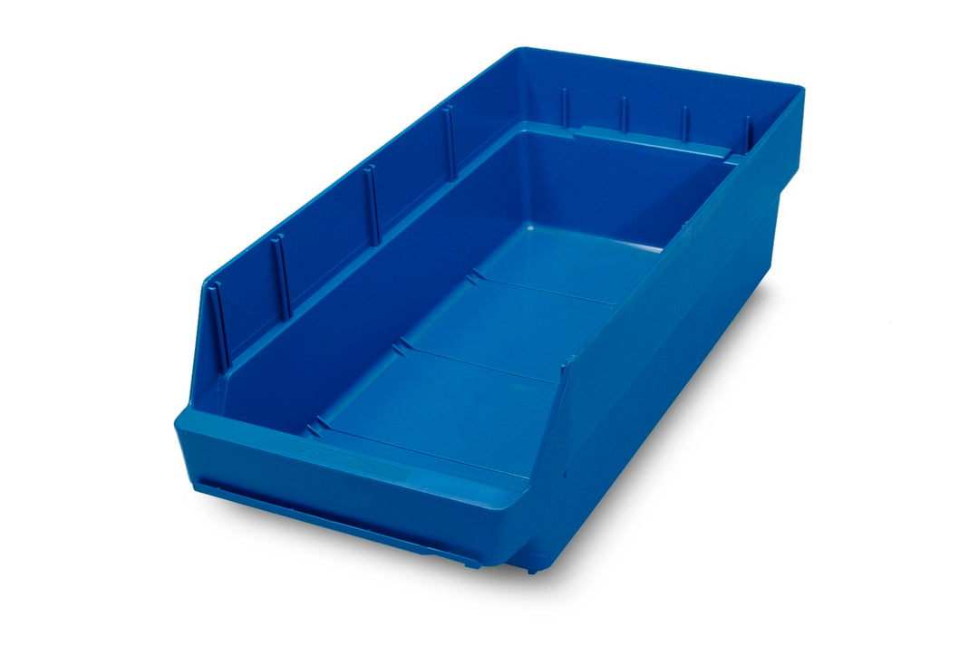 TieDex UK Polypropylene Storage Bin, 500 mm x 240 mm x 150 mm, Blue