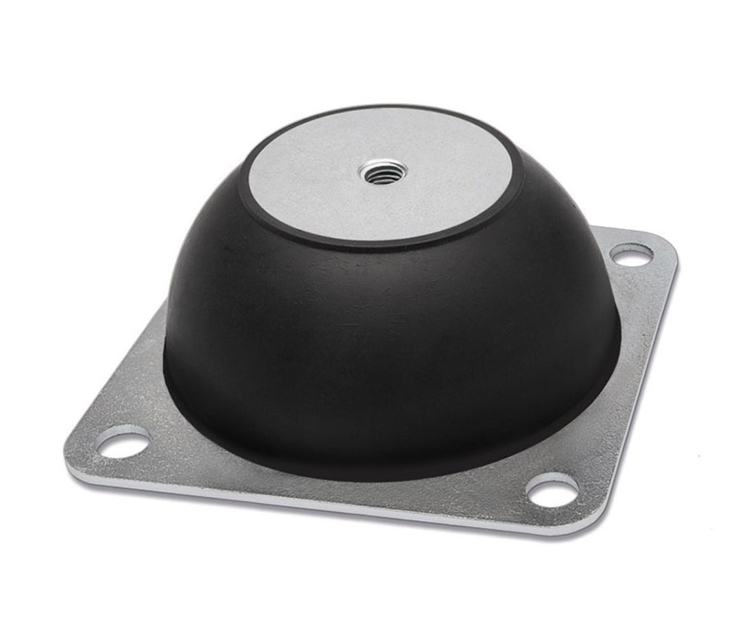 TieDex UK Oval M16 Anti-Vibration Mount, Flange, 100 mm OD, 200 mm H