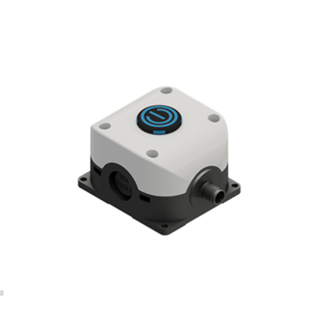 TieDex UK Momentary Control Station Switch - NO, Polycarbonate, Black, Symbol, IP67, IP69K