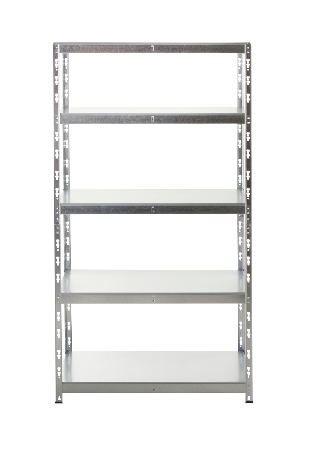 TieDex UK Silver 5 Shelf Galvanised Shelving Unit, 1.8 m x 1m, 600 mm, 175 kg Load