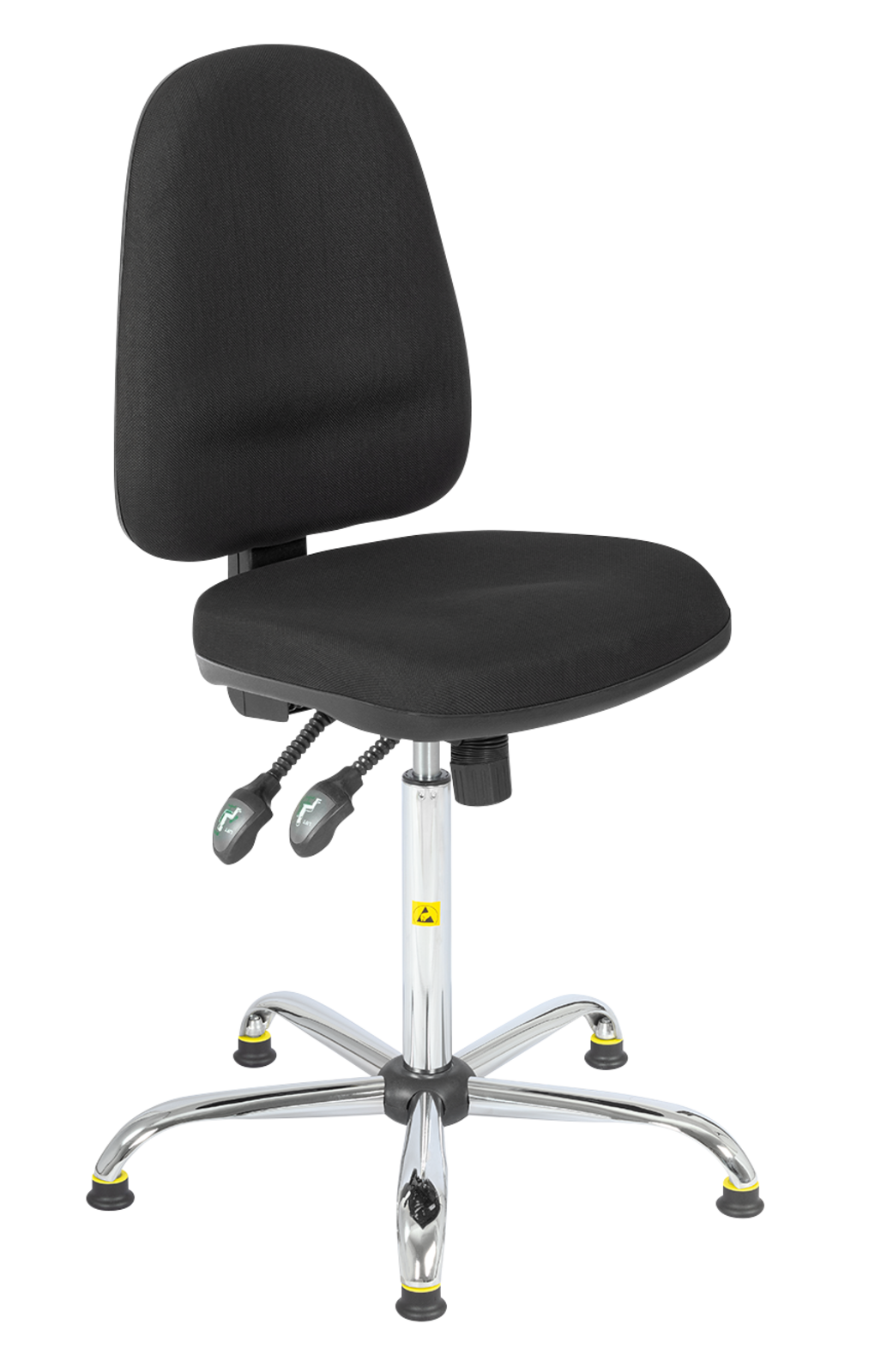 TieDex UK Black Foam Desk Chair, 120 kg Weight Capacity